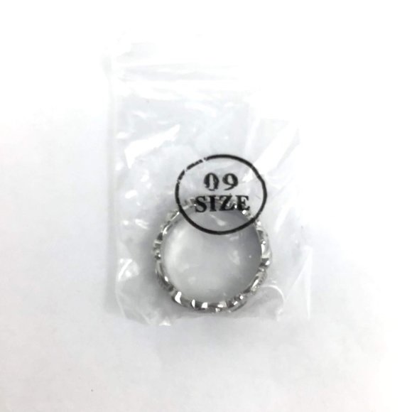 NEW 925 Sterling Silver Flower Leaves Ring Sz 8 & 9 - Picture 5 of 8